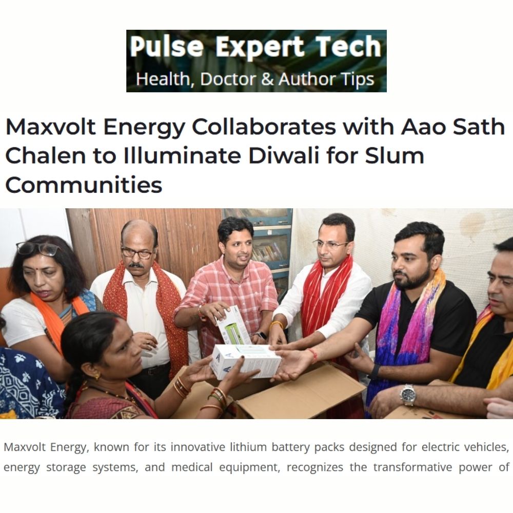 Maxvolt Energy and Aao Sath Chalen Unite to Brighten Diwali for Slum Families