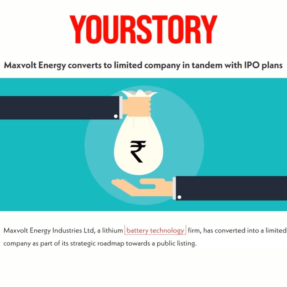 Maxvolt Energy Transitions to Limited Company Ahead of IPO Plans