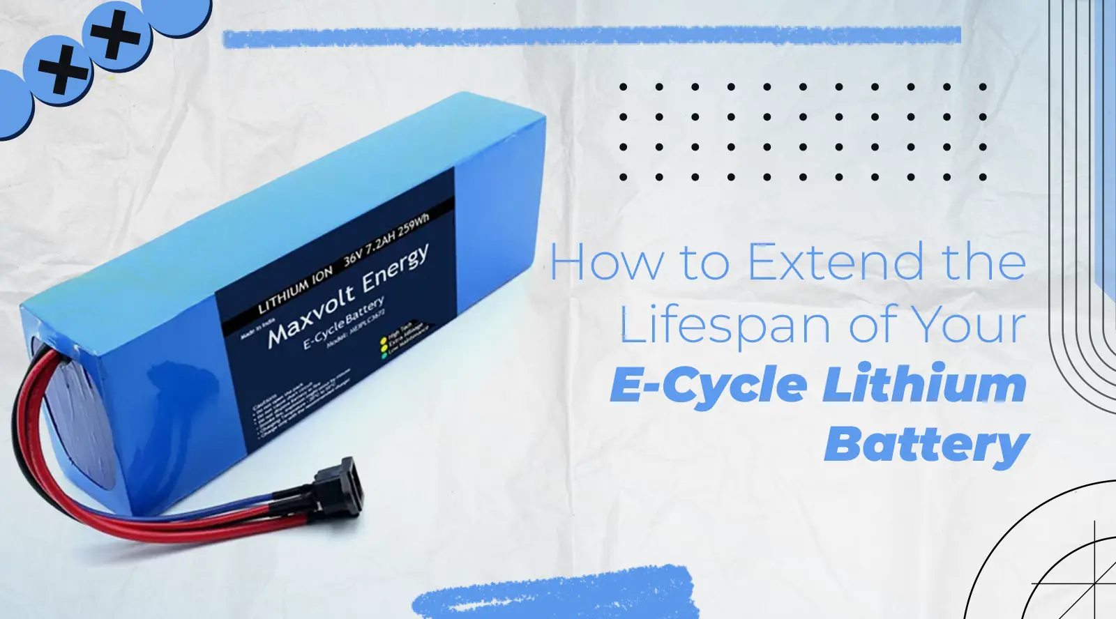 How to Extend the Lifespan of Your E-Cycle Lithium Battery